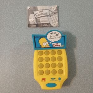 The Simpsons Electronic Sound Matching Game